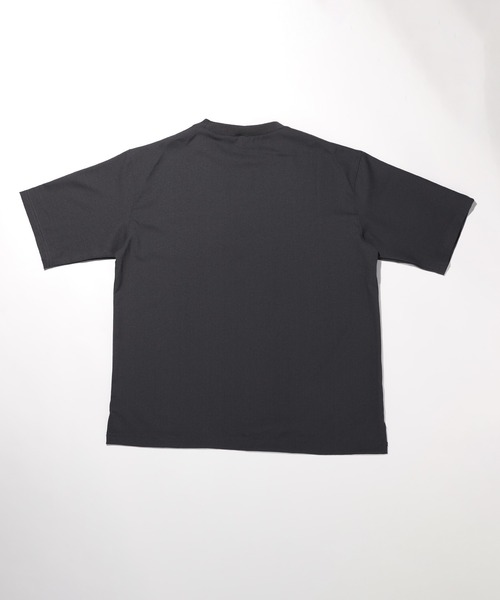 The unormwind（ザアンノームワインド）の「Buyer's Select /リネンライクPEクルーネック半袖プルオーバーTシャツ（Tシャツ/カットソー・メンズ・ブラック/グレイッシュベージュ/チャコール・M/L/XL）」の4枚目の写真