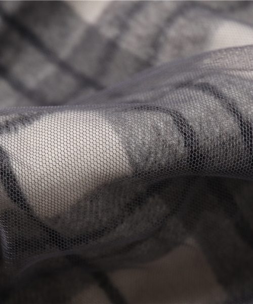 fifth（フィフス）の「チェックチュールフレアミディスカート（スカート・レディース・グレー・MEDIUM）」の9枚目の写真