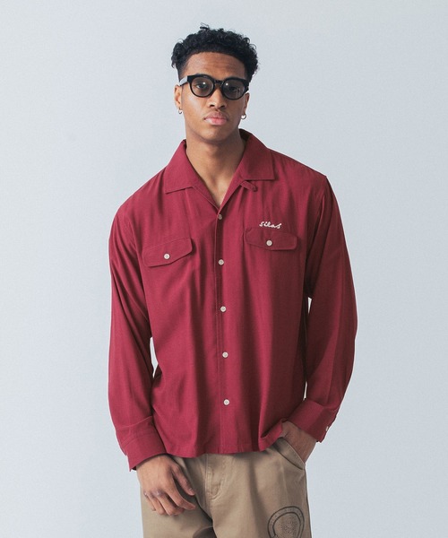 【セール】L/S ITALIAN COLLAR SHIRT JACKET(シャツ/ブラウス)|SILAS(サイラス)