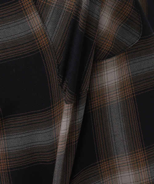 JOURNAL STANDARD J.S HOMESTEAD(ジャーナルスタンダードホームステッド)の「【J.S.Homestead / Stead】P/R OMBRE AIR MAN SH(シャツ/ブラウス・メンズ・ブラック/ブラウン/ホワイト×ホワイト・LARGE/MEDIUM)」の18枚目の写真