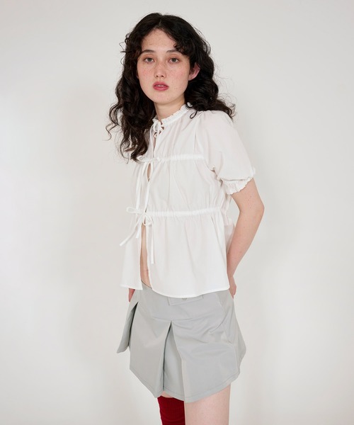 TINA：JOJUN（ティーナジョジュン）の「プリーツ キュロット TINA：JOJUN（スカート・レディース・カーキ/グレー・M/S）」の3枚目の写真