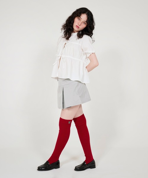 TINA：JOJUN（ティーナジョジュン）の「プリーツ キュロット TINA：JOJUN（スカート・レディース・カーキ/グレー・M/S）」の9枚目の写真