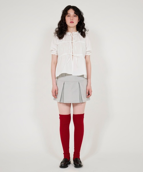 TINA：JOJUN（ティーナジョジュン）の「プリーツ キュロット TINA：JOJUN（スカート・レディース・カーキ/グレー・M/S）」の12枚目の写真