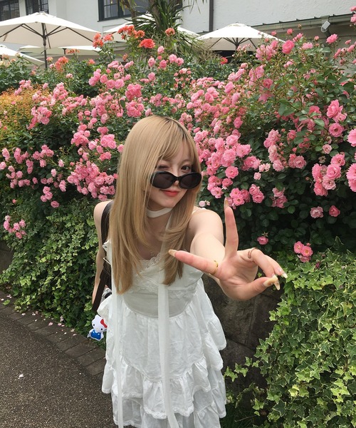 RiLi（リリ）の「ニットロングタイ【RL】（ストール/ショール・レディース・ブラック/オートミール/ホワイト・FREE）」の13枚目の写真