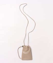 ultima TOKYO（ウルティマトーキョー）の「ultma TOKYO アイオ 巾着 ショルダーバッグ 11981 本革 サコッシュ（ショルダーバッグ）」