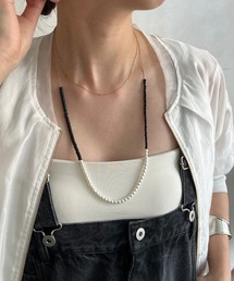 DouDou | パーツ切替パールネックレス(ネックレス)