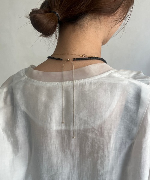 DouDou（ドゥドゥ）の「パーツ切替パールネックレス（ネックレス・レディース・ホワイト/グレー/ブラック・FREE）」の12枚目の写真