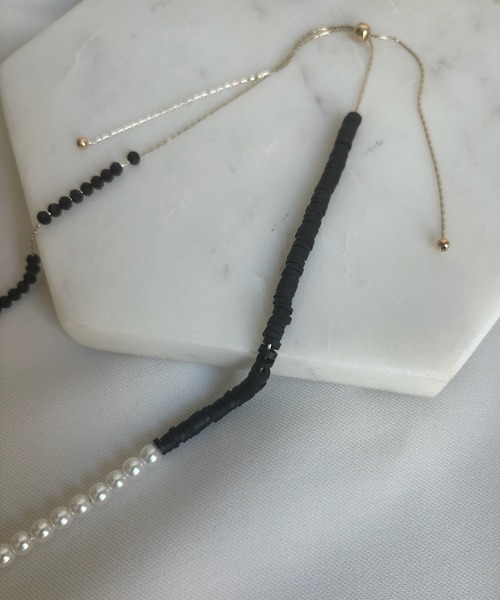 DouDou（ドゥドゥ）の「パーツ切替パールネックレス（ネックレス・レディース・ホワイト/グレー/ブラック・FREE）」の20枚目の写真