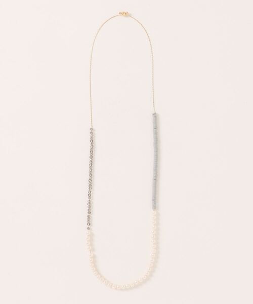 DouDou（ドゥドゥ）の「パーツ切替パールネックレス（ネックレス・レディース・ホワイト/グレー/ブラック・FREE）」の21枚目の写真