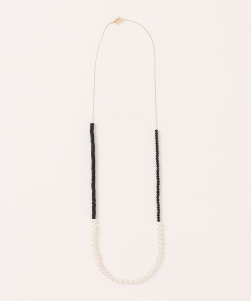 DouDou（ドゥドゥ）の「パーツ切替パールネックレス（ネックレス・レディース・ホワイト/グレー/ブラック・FREE）」の22枚目の写真