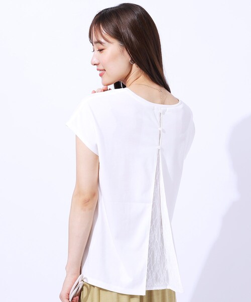 セール】【UV】後ろ姿に技あり バックレーストップス（Tシャツ