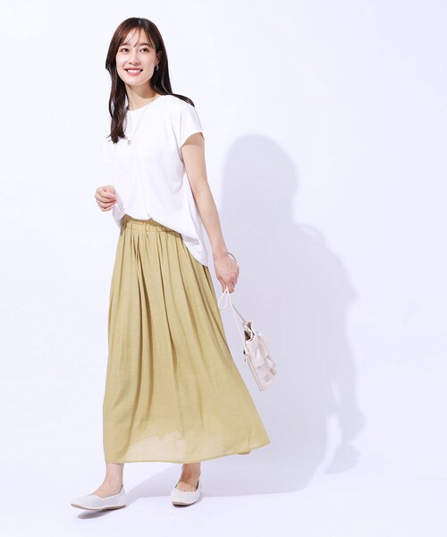 DRESKIP（ドレスキップ）の「◆【UV】後ろ姿に技あり バックレーストップス（Tシャツ/カットソー・レディース・ブラック/ピンク系/オフホワイト/サックスブルー・04/03/02）」の19枚目の写真