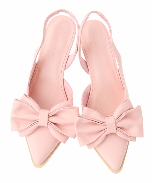 31 Sons de mode（トランテアン　ソン　ドゥ　モード）の「リボンパンプス（パンプス・レディース・ブラック/ピンク/シルバー・S/M/L）」の13枚目の写真