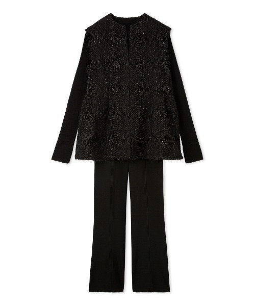ミラオーウェンツイードベストニットプルオーバーパンツ Mila Owen
