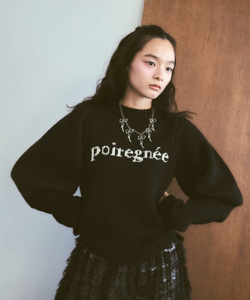 poiregnee（ポワニェ）の「［select］リボンチョーカー（ネックレス・レディース・シルバー・FREE）」の4枚目の写真