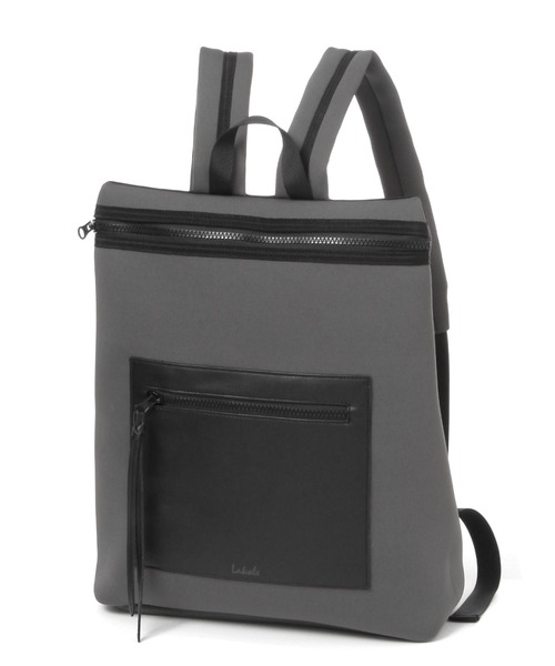 LAKOLE（ラコレ）の「ネオプレーンフェイクレザーリュック / 139096
