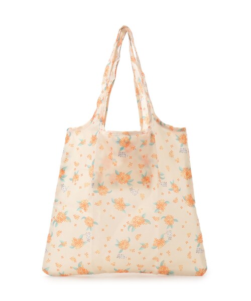 SHOO・LA・RUE（シューラルー）の「◆【金木犀】エコバッグ（エコバッグ/サブバッグ・レディース・サックスブルー/アイボリー・00）」の6枚目の写真