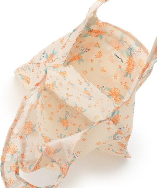 SHOO・LA・RUE（シューラルー）の「◆【金木犀】エコバッグ（エコバッグ/サブバッグ・レディース・サックスブルー/アイボリー・00）」の8枚目の写真