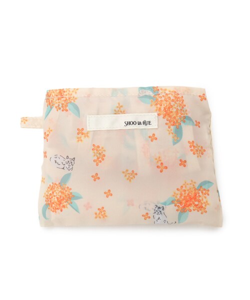 SHOO・LA・RUE（シューラルー）の「◆【金木犀】エコバッグ（エコバッグ/サブバッグ・レディース・サックスブルー/アイボリー・00）」の11枚目の写真