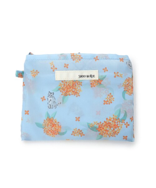 SHOO・LA・RUE（シューラルー）の「◆【金木犀】エコバッグ（エコバッグ/サブバッグ・レディース・サックスブルー/アイボリー・00）」の12枚目の写真