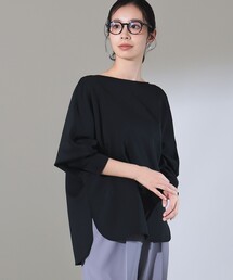 Demi-Luxe BEAMS】ONE SIZE 丸胴 テレコ 長袖 Tシャツ