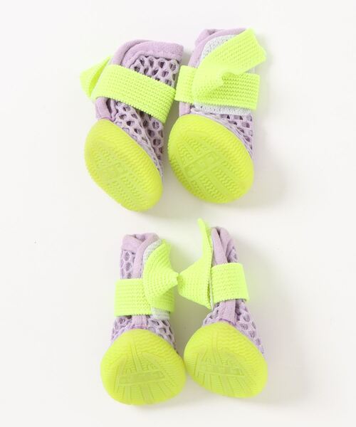 aimoha（アイモハ）の「ペット用メッシュシューズ  肉球保護（ペットウェア・レディース・グリーン/パープル・SMALL/MEDIUM/LARGE/X-LARGE/XX-LARGE）」の4枚目の写真