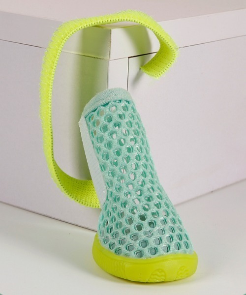 aimoha（アイモハ）の「ペット用メッシュシューズ  肉球保護（ペットウェア・レディース・グリーン/パープル・SMALL/MEDIUM/LARGE/X-LARGE/XX-LARGE）」の6枚目の写真