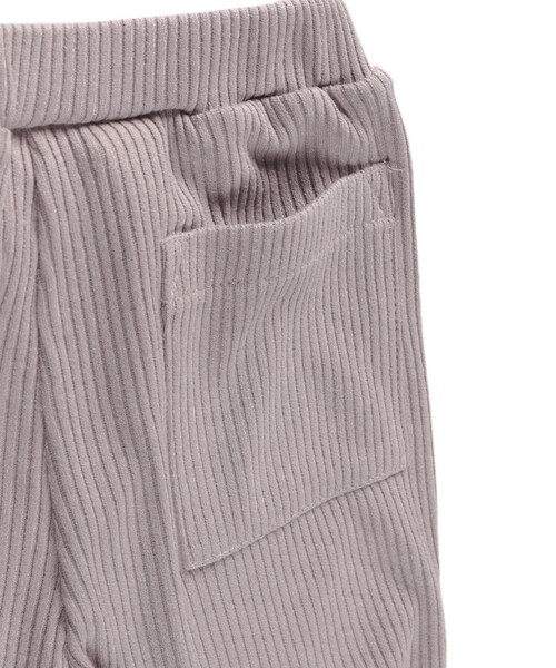 BRANSHES（ブランシェス）の「裾フリルリブパンツ（その他パンツ・キッズ・グレイッシュベージュ/ブラック/ラベンダー・90/100/110/120/80/130/140/150）」の19枚目の写真