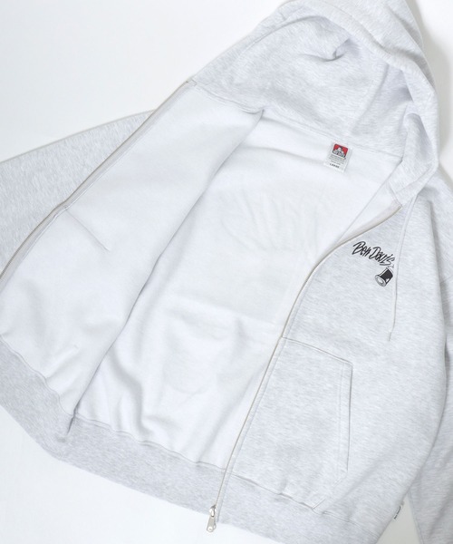 BEN DAVIS（ベンデイビス）の「BEN DAVIS/ベンデイビス SELECTION ZIP HOODIE/オーバーサイズ 裏起毛 ストリート バックプリント ロゴ ワンポイント刺繍 スウェット ジップアップパーカー フーディー/レディース メンズ（パーカー・メンズ・ネイビー/ブラック/アッシュグレー・XL/L/M）」の20枚目の写真