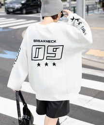WEGO | WEGO/【24年秋冬新作】スポーツグラフィックジャガードニット(ニット/セーター)