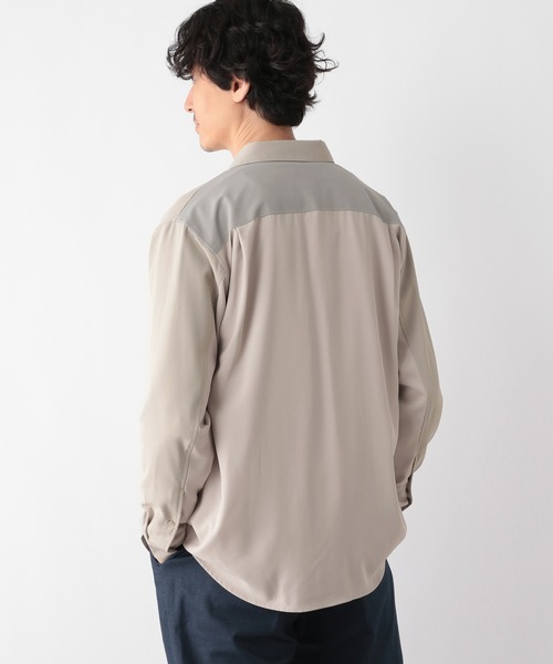 セール】ジョーゼット切り替えシャツ/142590（シャツ/ブラウス
