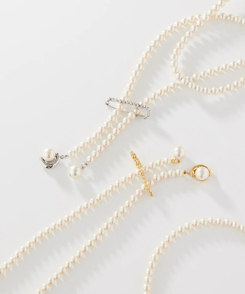 ADER(アデル)の「VAGUE pearl multi-usage necklace(ネックレス・レディース・ゴールド・フリー)」の7枚目の写真
