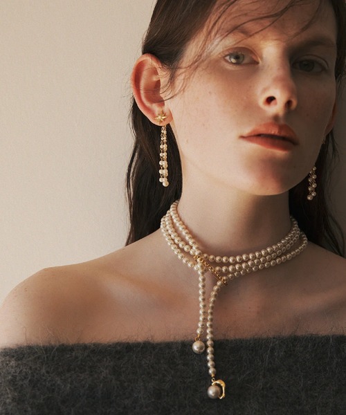 ADER(アデル)の「VAGUE pearl multi-usage necklace(ネックレス・レディース・ゴールド・フリー)」の8枚目の写真