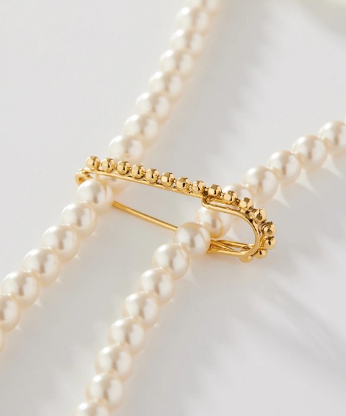 ADER(アデル)の「VAGUE pearl multi-usage necklace(ネックレス・レディース・ゴールド・フリー)」の5枚目の写真
