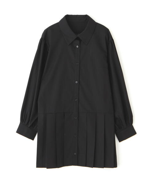 セール】プリーツティアードシャツミニワンピース（ワンピース