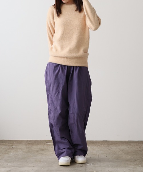 セール】Wide nylon training pants/ワイドナイロンパンツ