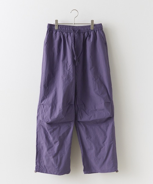 ROOPTOKYO(ループトウキョウ)の「Wide nylon training pants/ワイドナイロンパンツ トレーニングパンツ パラシュートパンツ タックデザイン(その他パンツ・メンズ・アイボリー/ブラック/オリーブ/パープル/グレー・M/L/XL)」の16枚目の写真