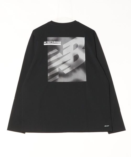 NEW BALANCE(ニューバランス)の「ニューバランス New Balance ロングスリーブポリTシャツ_Tenacity(Tシャツ/カットソー・メンズ・ホワイト/ブラック/ネイビー・S/L/M/LL/3L)」の4枚目の写真