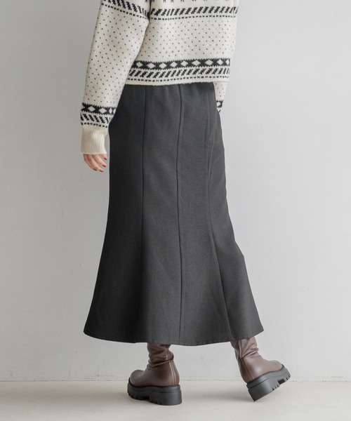 LOWRYS FARM（ローリーズファーム）の「ウールライクマーメイドスカート 133396（スカート・レディース・アイボリー/ブラウン/ブラック/チャコールグレー・SMALL/MEDIUM/LARGE）」の21枚目の写真