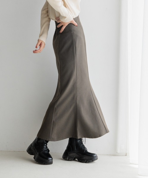 セール】ウールライクマーメイドスカート 133396（スカート）｜LOWRYS  