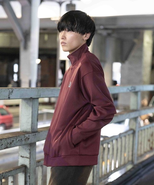 ALAND（エーランド）の「【UNISEX】ALAND／Aロゴジャージブルゾン（ジャージ・レディース・ブラック/ボルドー・SMALL/LARGE）」の12枚目の写真