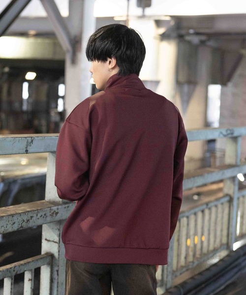 ALAND（エーランド）の「【UNISEX】ALAND／Aロゴジャージブルゾン（ジャージ・レディース・ブラック/ボルドー・SMALL/LARGE）」の13枚目の写真