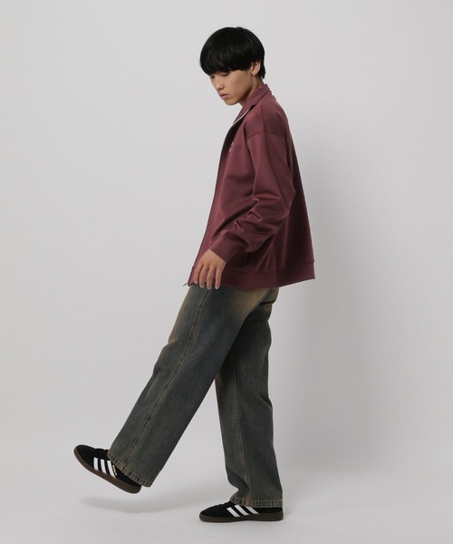 ALAND（エーランド）の「【UNISEX】ALAND／Aロゴジャージブルゾン（ジャージ・レディース・ブラック/ボルドー・SMALL/LARGE）」の14枚目の写真