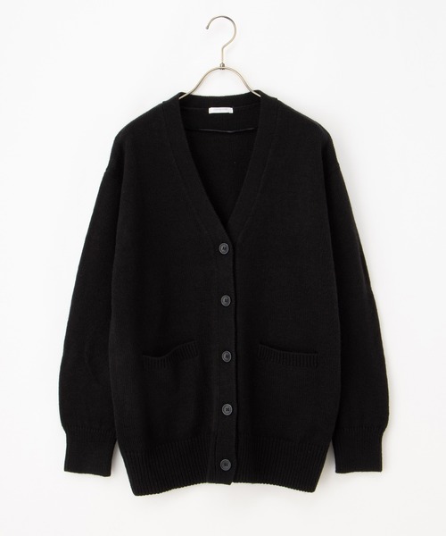 Honeys（ハニーズ）の「【ウォッシャブル】Ｖネックカーデ（カーディガン/ボレロ・レディース・杢グレー/ブラック/グリーン/ベージュ・S/M/L/LL/3L）」の16枚目の写真