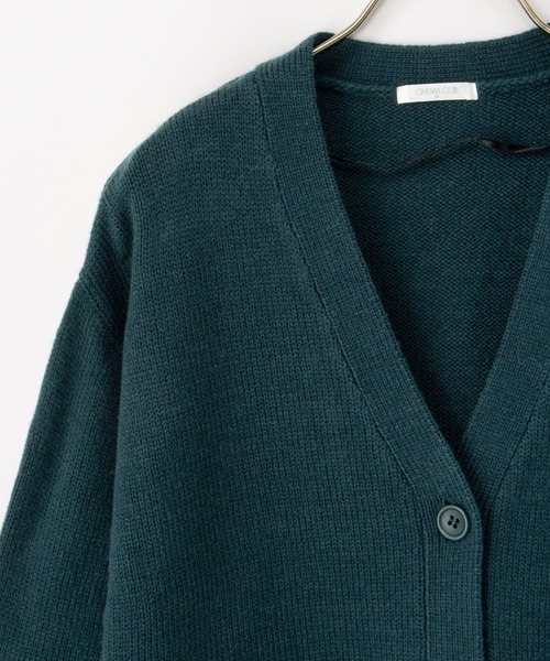 Honeys（ハニーズ）の「【ウォッシャブル】Ｖネックカーデ（カーディガン/ボレロ・レディース・杢グレー/ブラック/グリーン/ベージュ・S/M/L/LL/3L）」の19枚目の写真