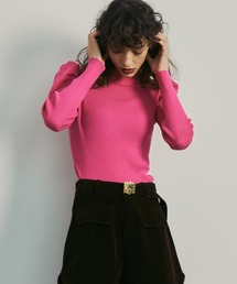 パフスリーブ」に該当するトップス（ピンク/桃色系）ファッション通販