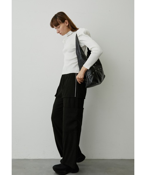 セール】シャーリングパフスリーブトップス（Tシャツ/カットソー