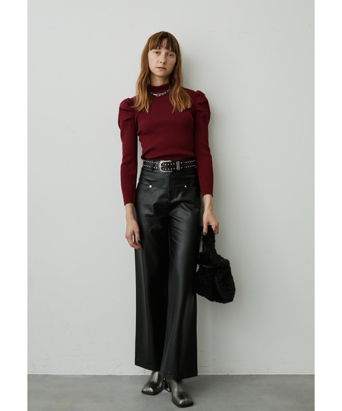 セール】シャーリングパフスリーブトップス（Tシャツ/カットソー