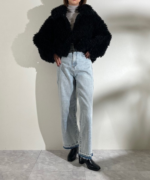 r.（アールドット）の「プードルファー 2wayカラー ショート