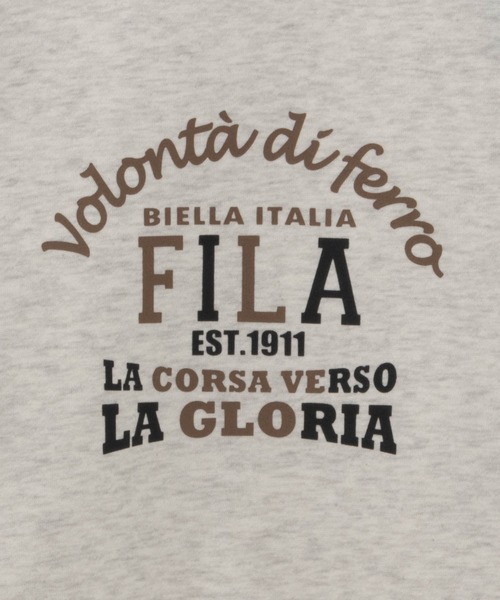 FILA(フィラ)の「【 ガールズ 】FILA ラグラン配色チュニック トレーナー(スウェット・キッズ・ブラック/サックスブルー・120/130/140/150/160)」の13枚目の写真